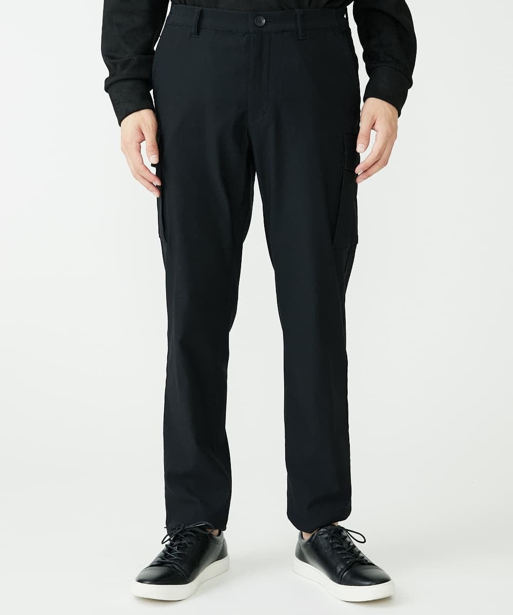 MKLAX06130 MK MICHEL KLEIN HOMME(MKミッシェルクランオム) ストレッチスマートカーゴパンツ ブラック(94)