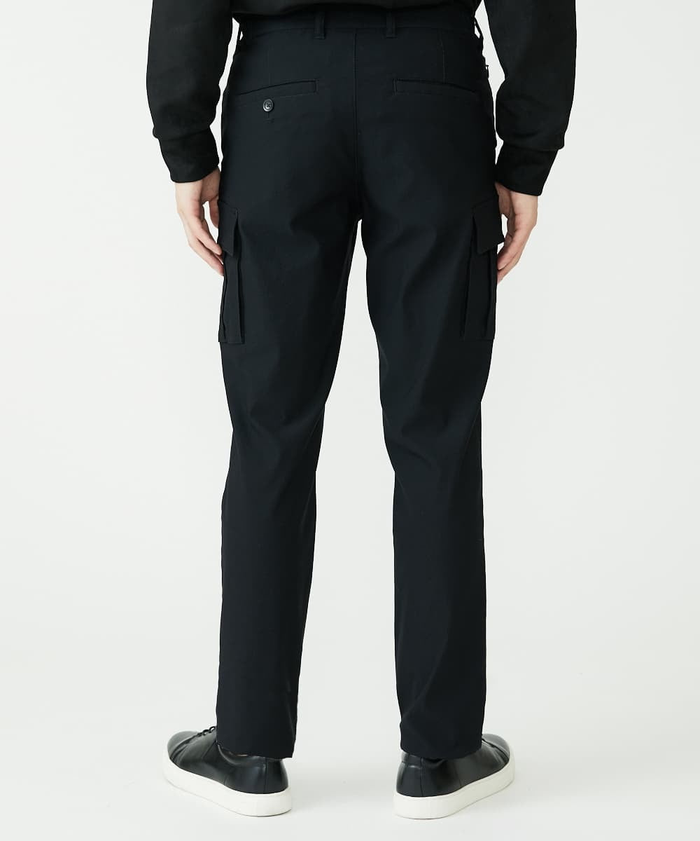 MKLAX06130 MK MICHEL KLEIN HOMME(MKミッシェルクランオム) ストレッチスマートカーゴパンツ ブラック(94)