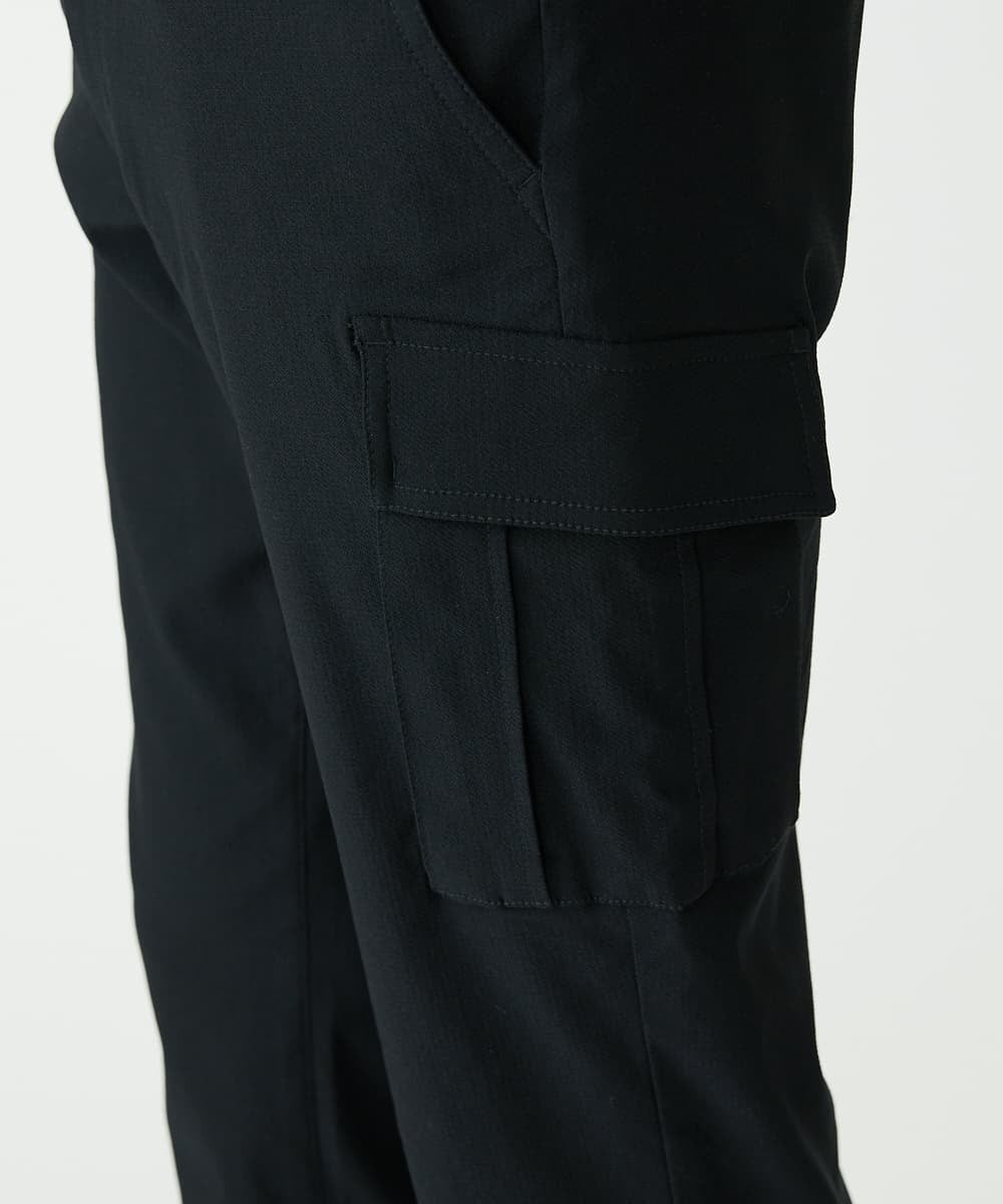 MKLAX06130 MK MICHEL KLEIN HOMME(MKミッシェルクランオム) ストレッチスマートカーゴパンツ ブラック(94)