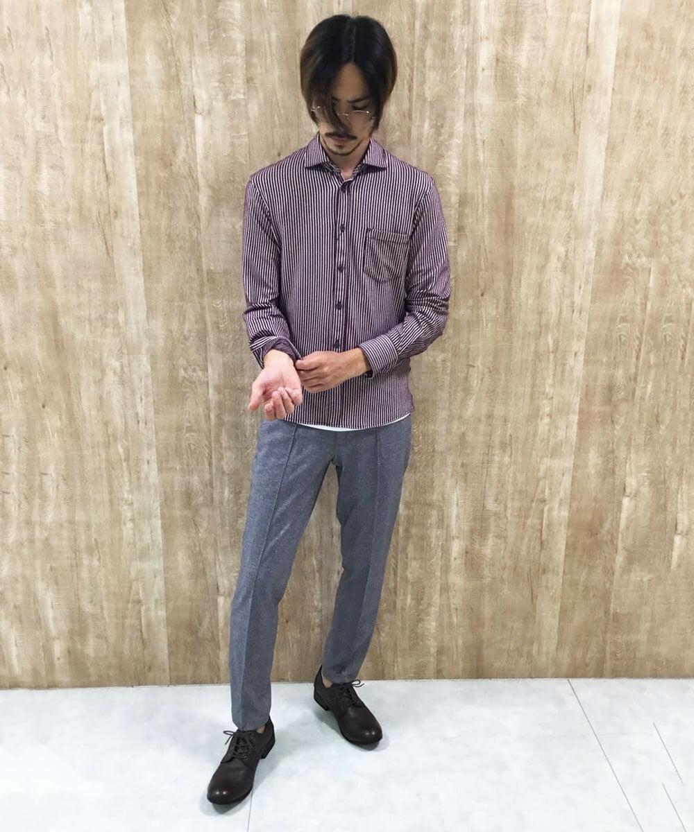 MKLAX30130 MK MICHEL KLEIN HOMME(MKミッシェルクランオム) ジャージスラックス　 ライトグレー(91)