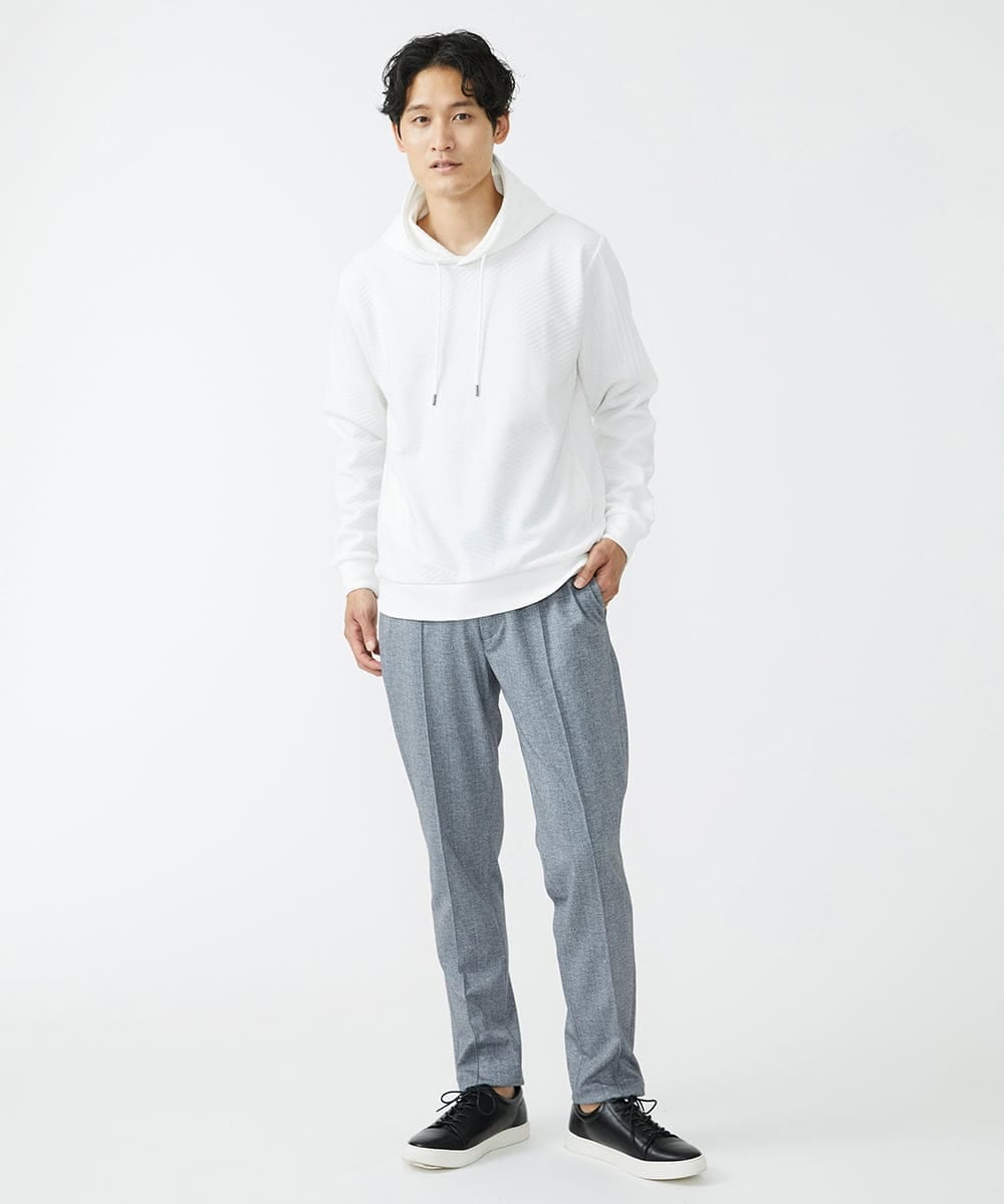 MKLAX30130 MK MICHEL KLEIN HOMME(MKミッシェルクランオム) ジャージスラックス　 ライトグレー(91)