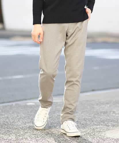 MKLCG77130 MK MICHEL KLEIN HOMME パンツ（キャリーマンチェック）