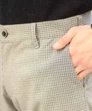 MKLCG77130 MK MICHEL KLEIN HOMME(MKミッシェルクランオム) パンツ（キャリーマンチェック） グレー