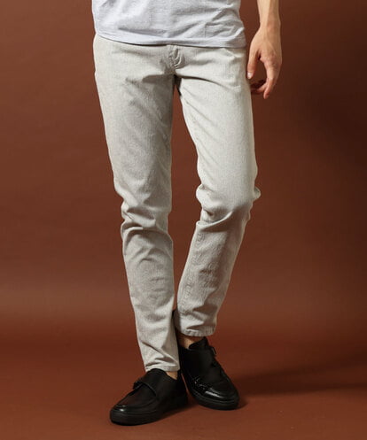 MKLCU05110 MK MICHEL KLEIN HOMME ベーシックパンツ / コードレーンストライプ