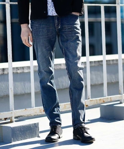 MKLCU12130 MK MICHEL KLEIN HOMME ストレッチデニム