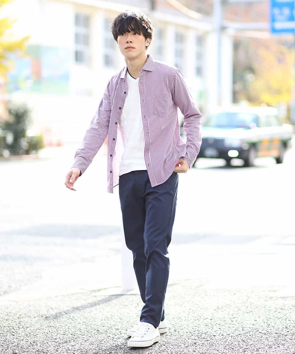 MKLDG52130 MK MICHEL KLEIN HOMME(MKミッシェルクランオム) セットアップパンツ（モクロディシャーク） ブルー