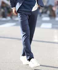 MKLDG52130 MK MICHEL KLEIN HOMME(MKミッシェルクランオム) セットアップパンツ（モクロディシャーク） ブルー