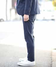 MKLDG52130 MK MICHEL KLEIN HOMME(MKミッシェルクランオム) セットアップパンツ（モクロディシャーク） ブルー