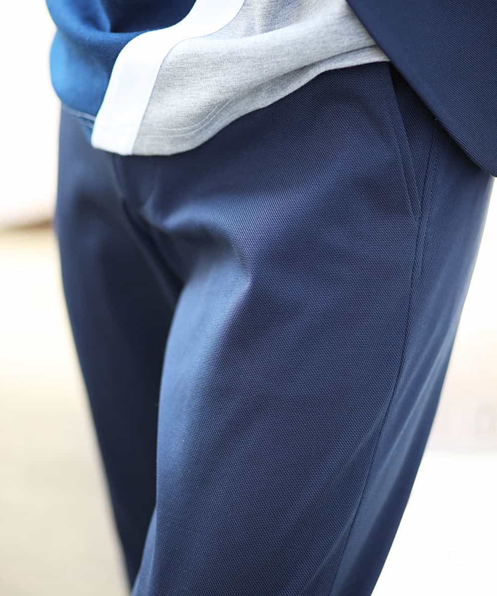 MKLDG52130 MK MICHEL KLEIN HOMME(MKミッシェルクランオム) セットアップパンツ（モクロディシャーク） ブルー