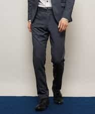 MKLDJ52110 MK MICHEL KLEIN HOMME(MKミッシェルクランオム) パンツ／テックイージージャージ　ツイード ネイビー