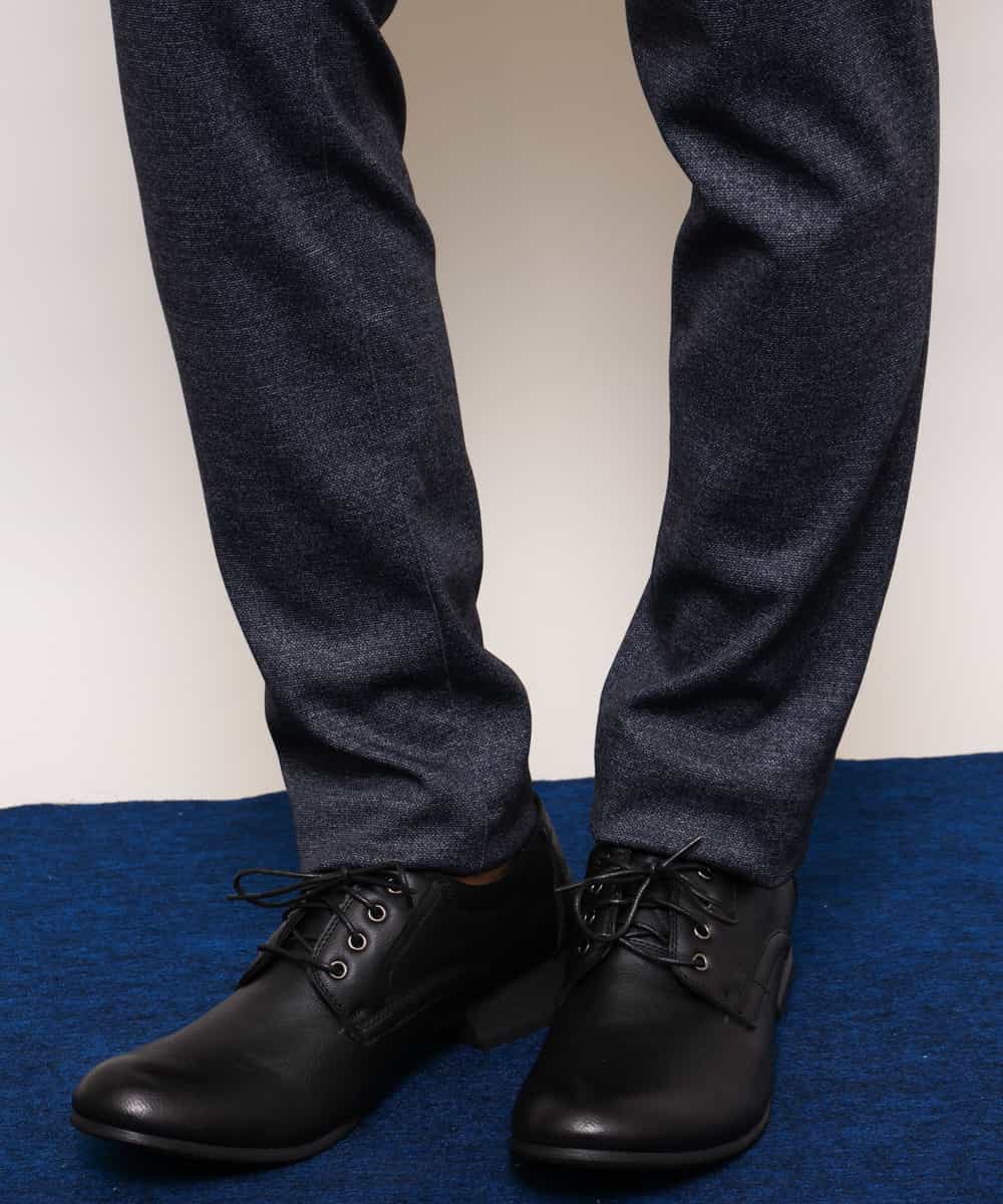 MKLDJ52110 MK MICHEL KLEIN HOMME(MKミッシェルクランオム) パンツ／テックイージージャージ　ツイード ネイビー