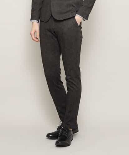 MKLDJ55130 MK MICHEL KLEIN HOMME パンツ／テックイージージャージ　グレンチェック