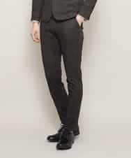 MKLDJ55130 MK MICHEL KLEIN HOMME(MKミッシェルクランオム) パンツ／テックイージージャージ　グレンチェック カーキ
