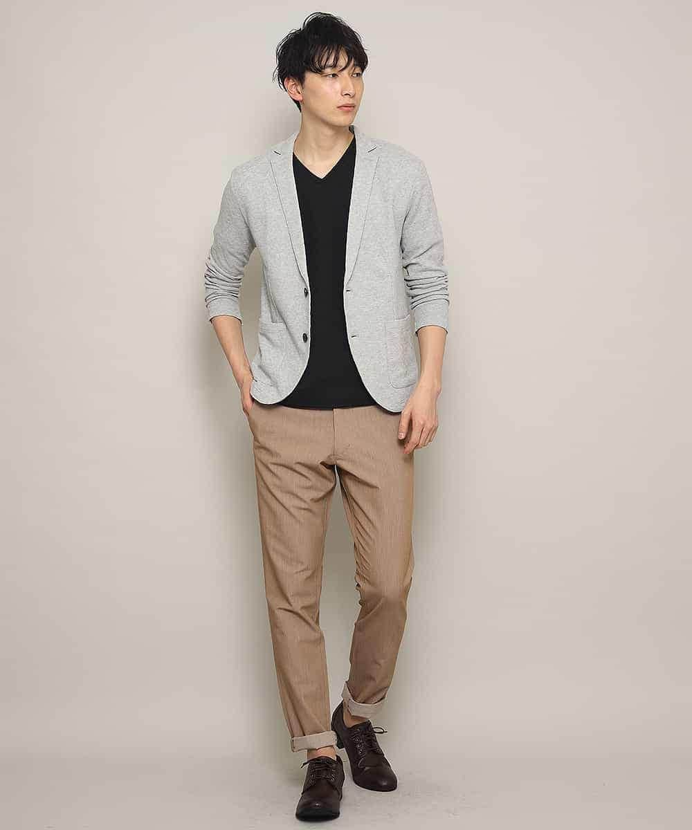 MKLDJ57110 MK MICHEL KLEIN HOMME(MKミッシェルクランオム) パンツ／カラースキームTRストレッチ ベージュ