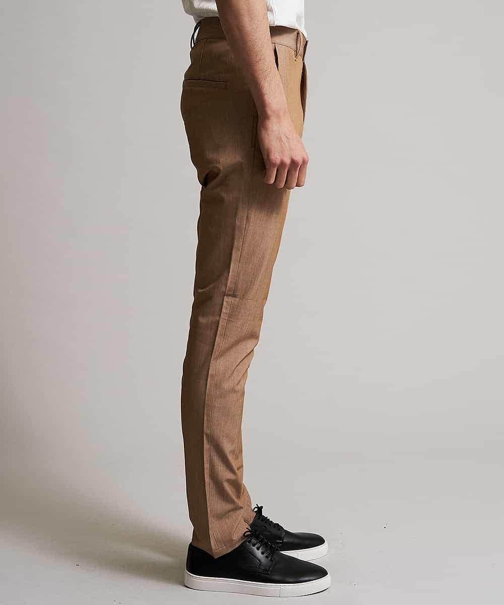 MKLDJ57110 MK MICHEL KLEIN HOMME(MKミッシェルクランオム) パンツ／カラースキームTRストレッチ ベージュ