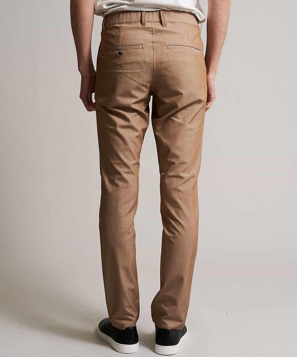 MKLDJ57110 MK MICHEL KLEIN HOMME(MKミッシェルクランオム) パンツ／カラースキームTRストレッチ ベージュ