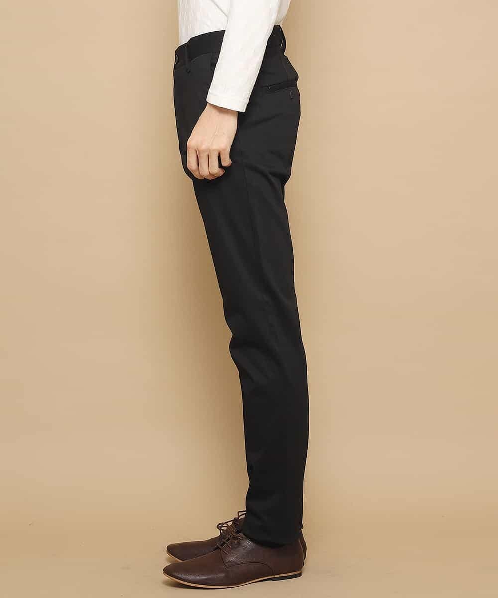 MKLDJ58110 MK MICHEL KLEIN HOMME(MKミッシェルクランオム) パンツ／｢WONDER SHAPE｣スラックス ブラック