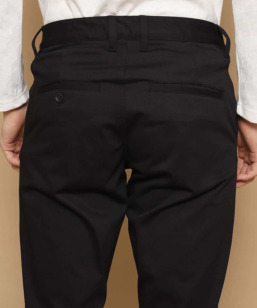 MKLDJ58110 MK MICHEL KLEIN HOMME(MKミッシェルクランオム) パンツ／｢WONDER SHAPE｣スラックス ブラック