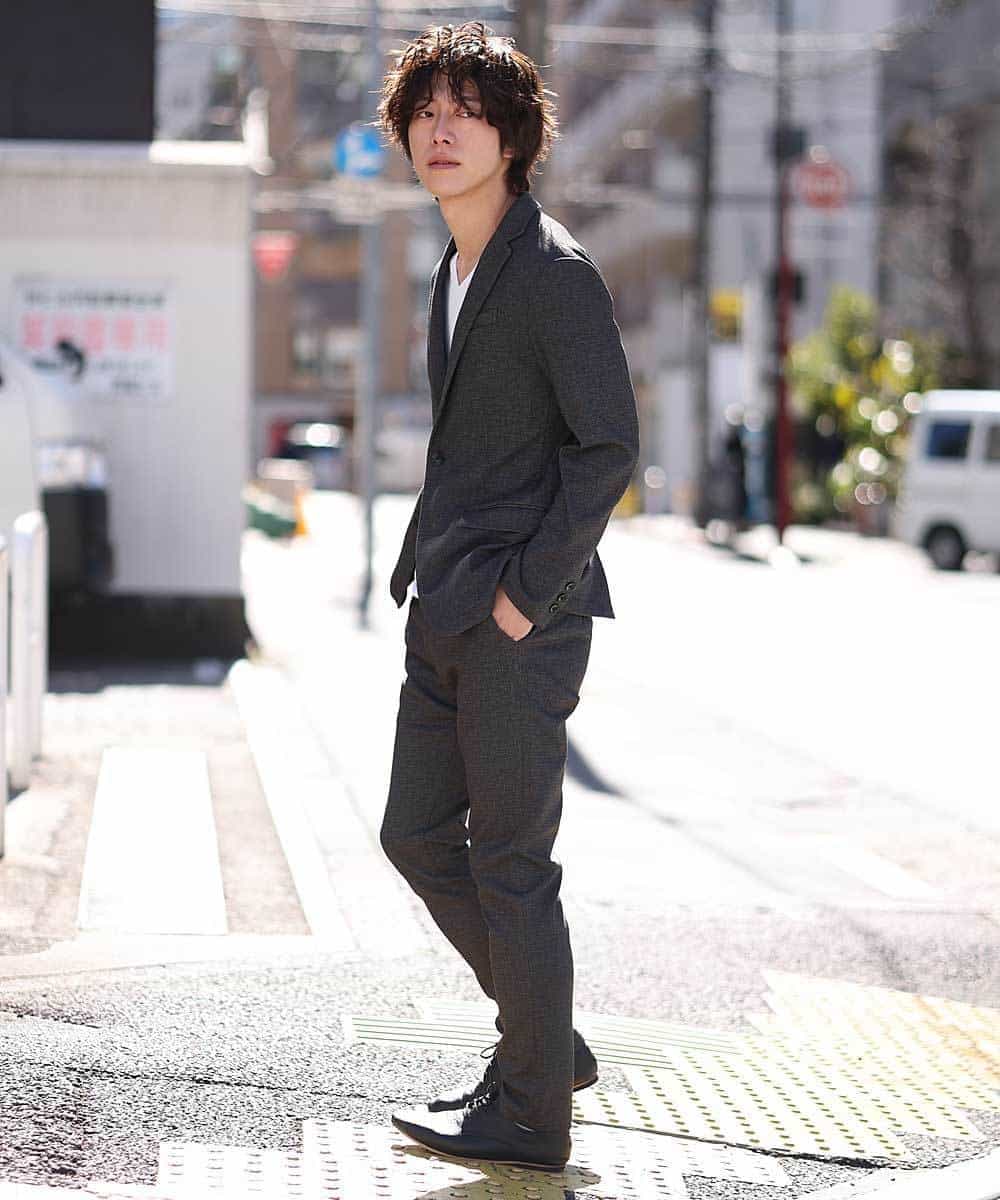 MKLDM50110 MK MICHEL KLEIN HOMME(MKミッシェルクランオム) 【特別プライス】【洗える / 快適ストレッチ】パンツ／テックイージージャージ グレー(92)