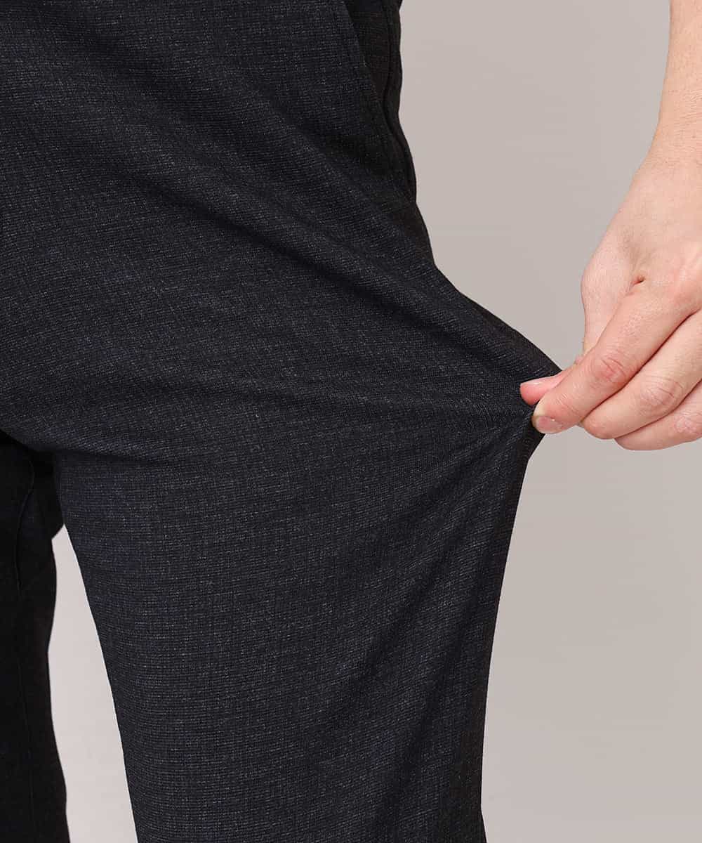 MKLDM50110 MK MICHEL KLEIN HOMME(MKミッシェルクランオム) 【特別プライス】【洗える / 快適ストレッチ】パンツ／テックイージージャージ ブラック(94)