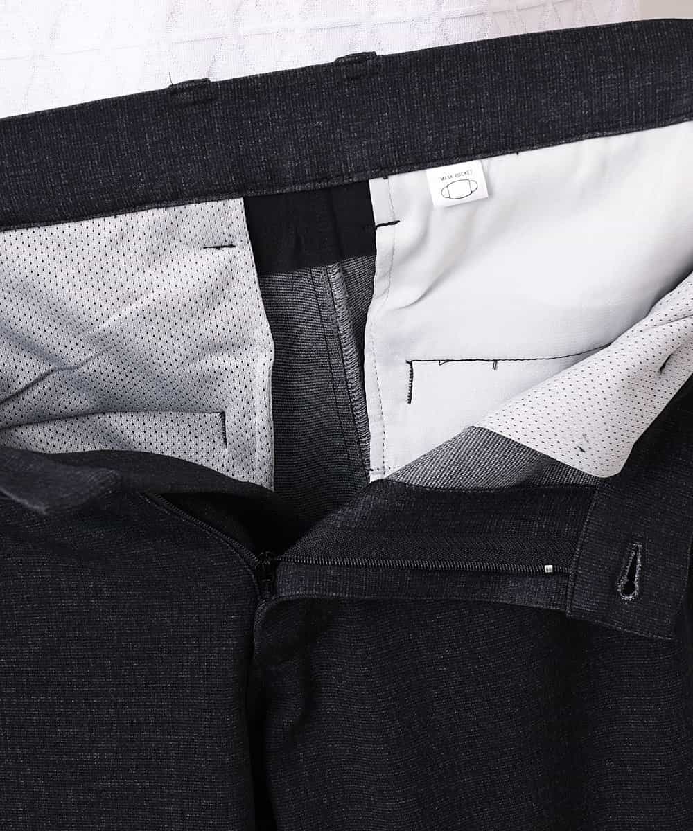 MKLDM50110 MK MICHEL KLEIN HOMME(MKミッシェルクランオム) 【特別プライス】【洗える / 快適ストレッチ】パンツ／テックイージージャージ ブラック(94)