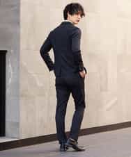 MKLDM50110 MK MICHEL KLEIN HOMME(MKミッシェルクランオム) 【特別プライス】【洗える / 快適ストレッチ】パンツ／テックイージージャージ ブラック(94)