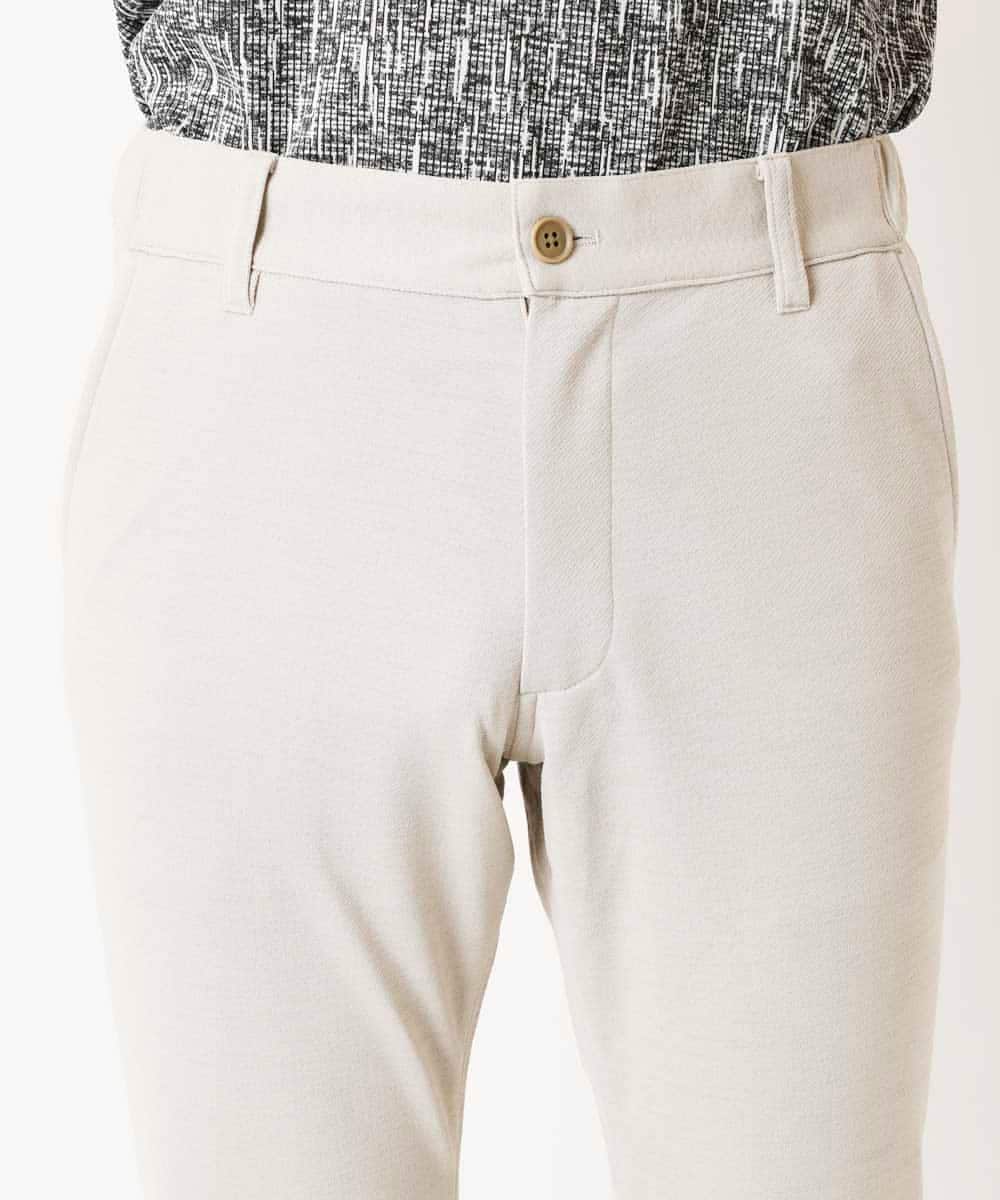 MKLDP52130 MK MICHEL KLEIN HOMME(MKミッシェルクランオム) モクロディパンツ アイボリー