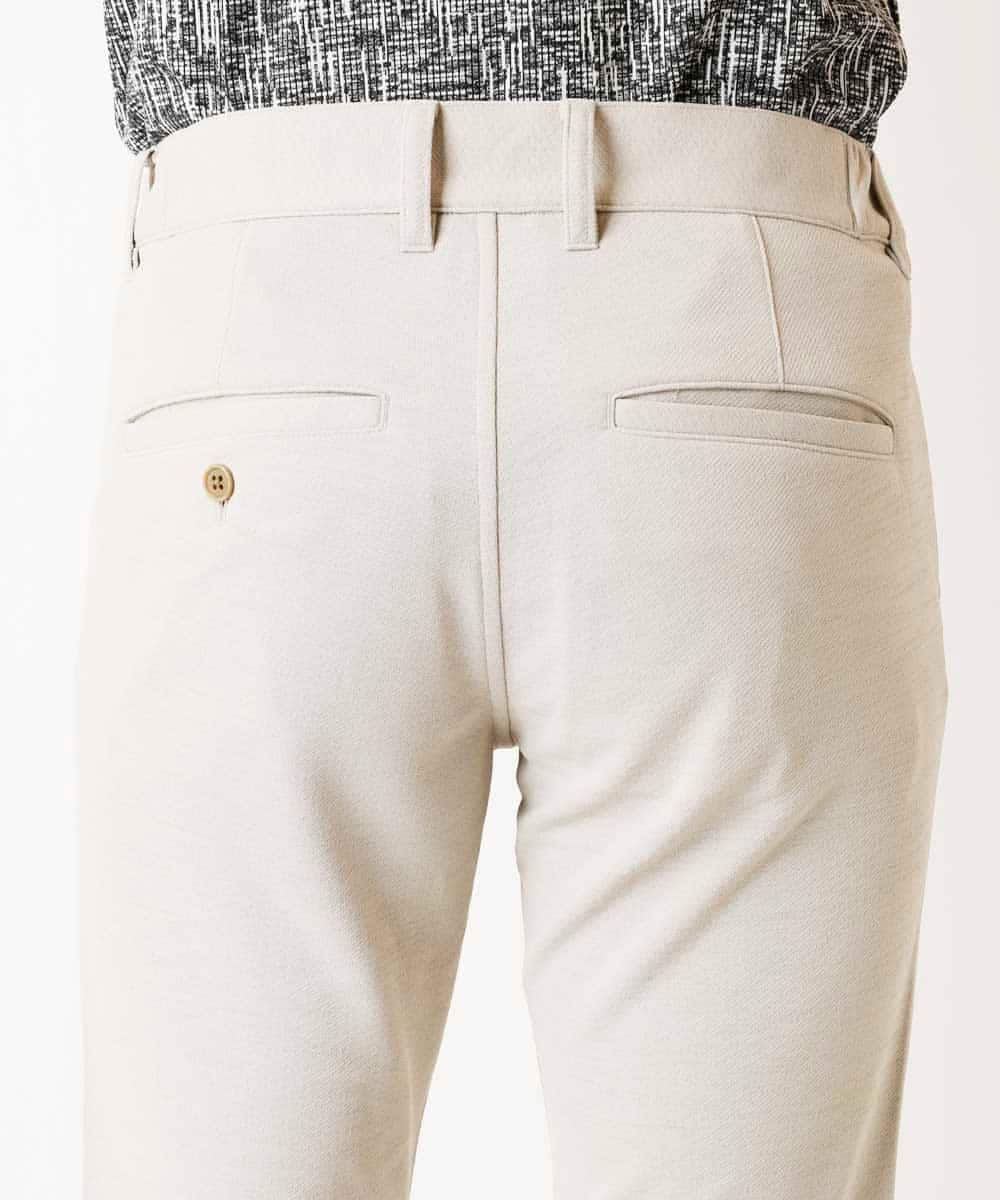MKLDP52130 MK MICHEL KLEIN HOMME(MKミッシェルクランオム) モクロディパンツ アイボリー