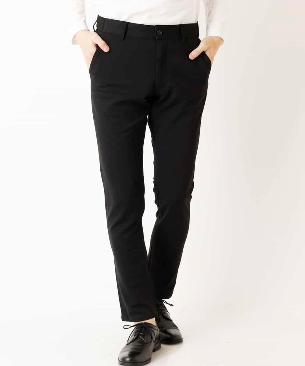 MKLDP52130 MK MICHEL KLEIN HOMME(MKミッシェルクランオム) モクロディパンツ ブラック