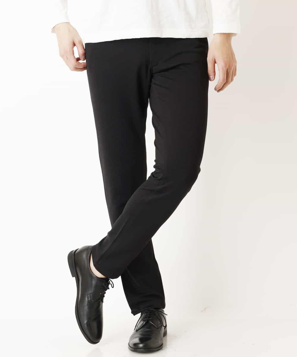 MKLDP52130 MK MICHEL KLEIN HOMME(MKミッシェルクランオム) モクロディパンツ ブラック