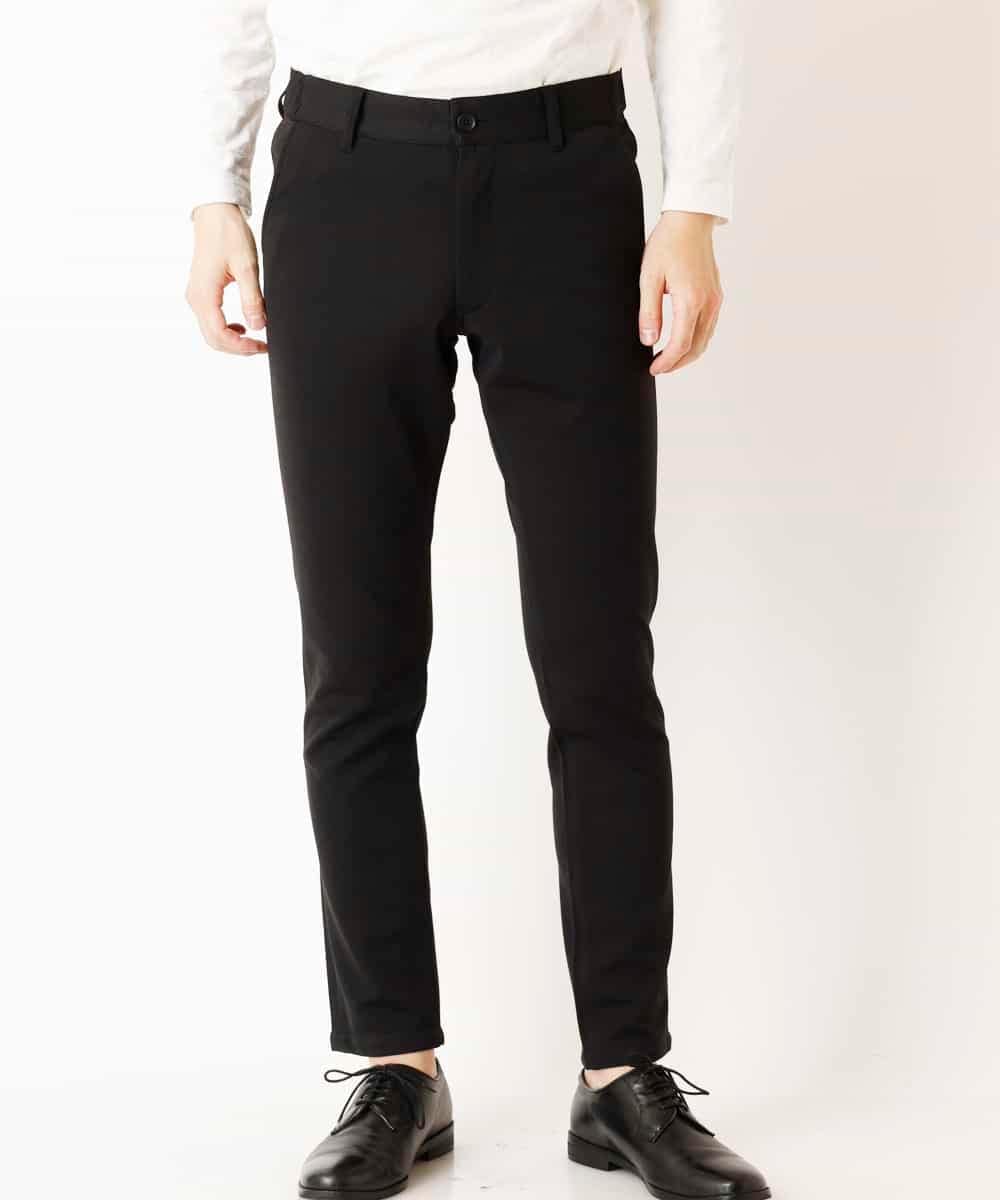 MKLDP52130 MK MICHEL KLEIN HOMME(MKミッシェルクランオム) モクロディパンツ ブラック