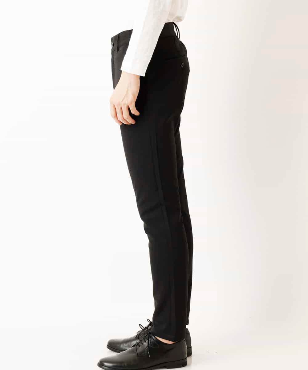 MKLDP52130 MK MICHEL KLEIN HOMME(MKミッシェルクランオム) モクロディパンツ ブラック