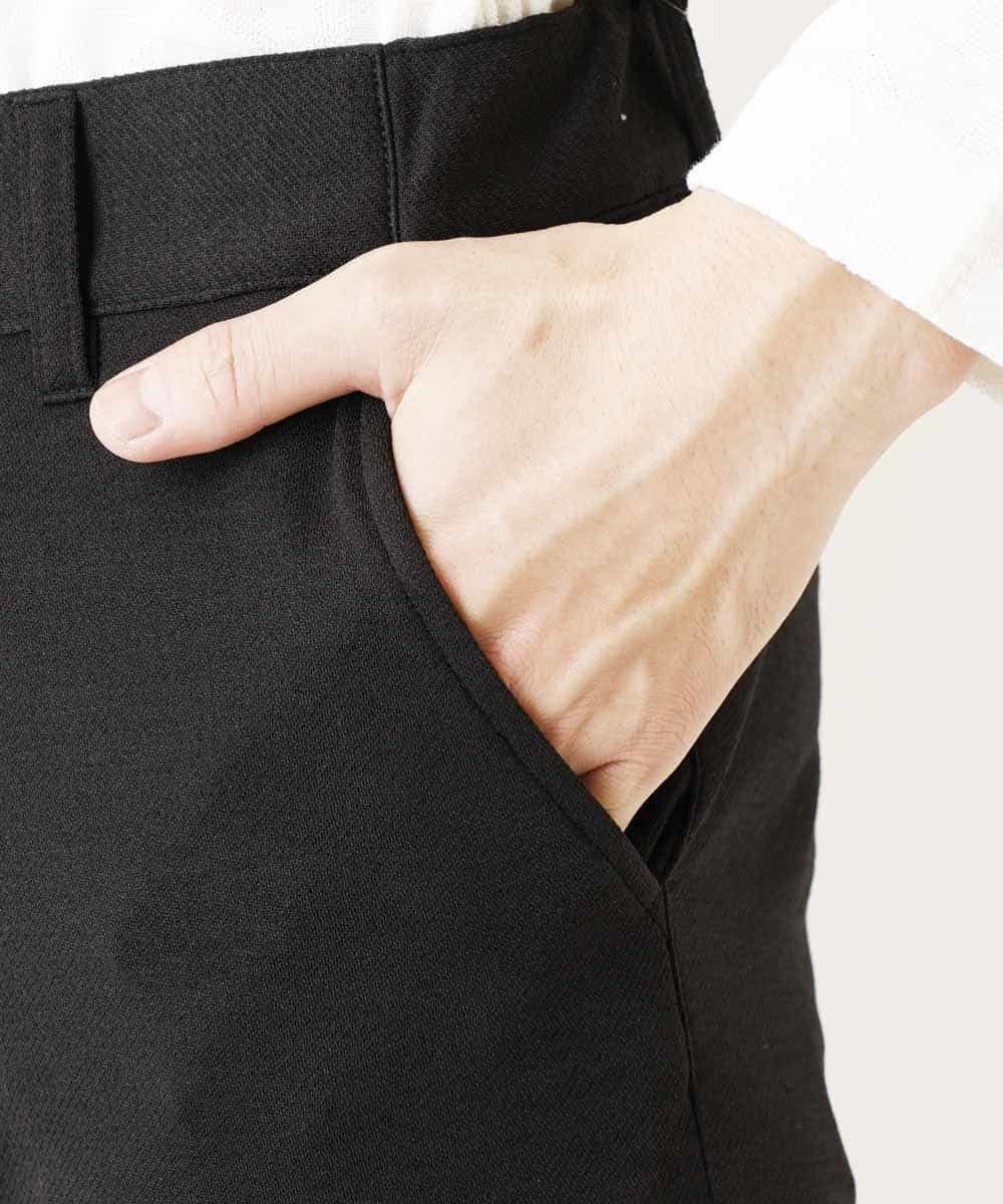 MKLDP52130 MK MICHEL KLEIN HOMME(MKミッシェルクランオム) モクロディパンツ ブラック