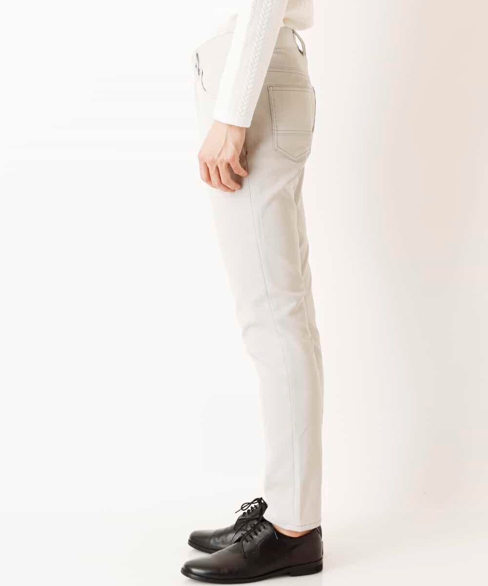 MKLDP56110 MK MICHEL KLEIN HOMME(MKミッシェルクランオム) ストレッチピケパンツ  アイボリー