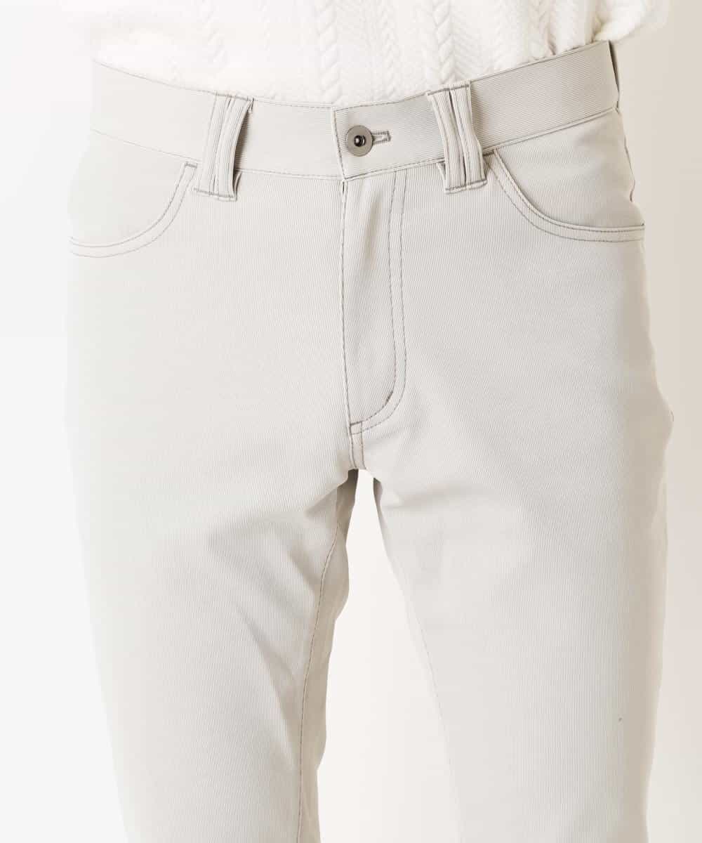 MKLDP56110 MK MICHEL KLEIN HOMME(MKミッシェルクランオム) ストレッチピケパンツ  アイボリー