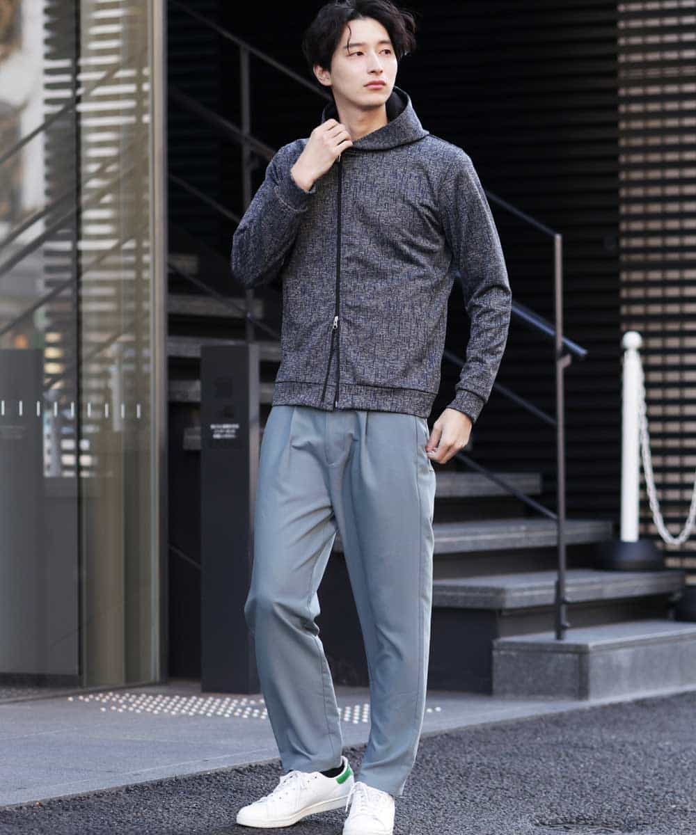 MKLDR31090 MK MICHEL KLEIN HOMME(MKミッシェルクランオム) イージーパンツ グリーン