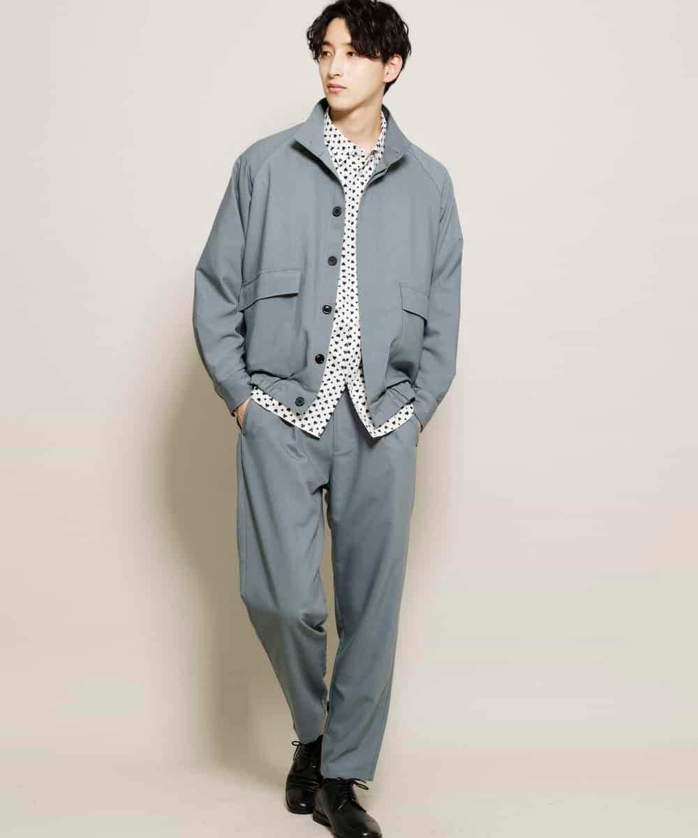 MKLDR31090 MK MICHEL KLEIN HOMME(MKミッシェルクランオム) イージーパンツ グリーン
