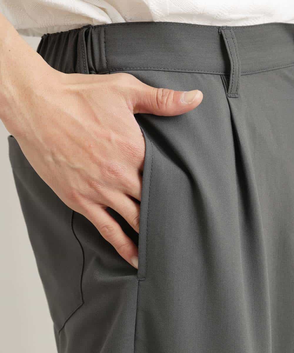 MKLDR31090 MK MICHEL KLEIN HOMME(MKミッシェルクランオム) イージーパンツ グレー