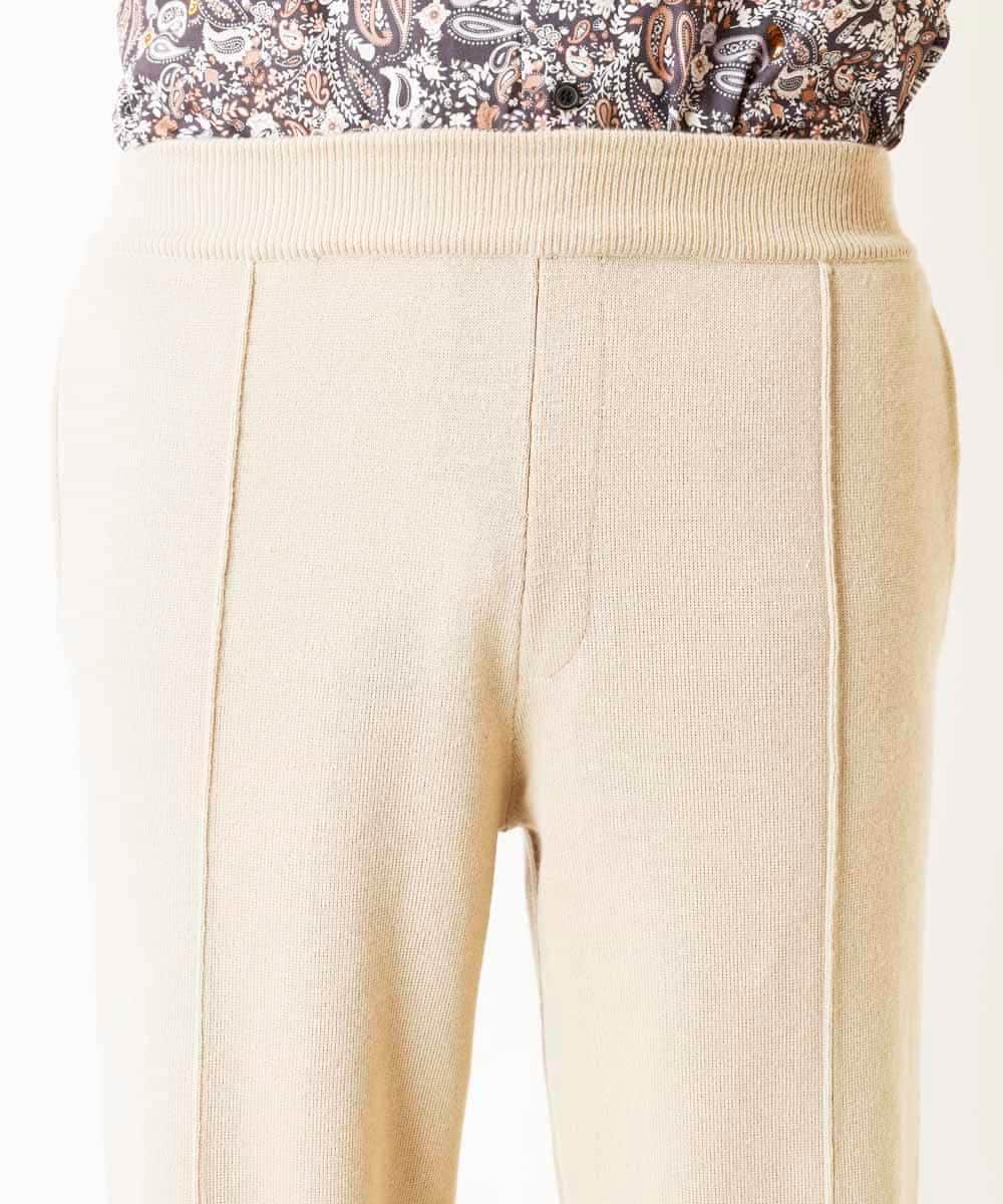 MKLDR35100 MK MICHEL KLEIN HOMME(MKミッシェルクランオム) ニットパンツ アイボリー