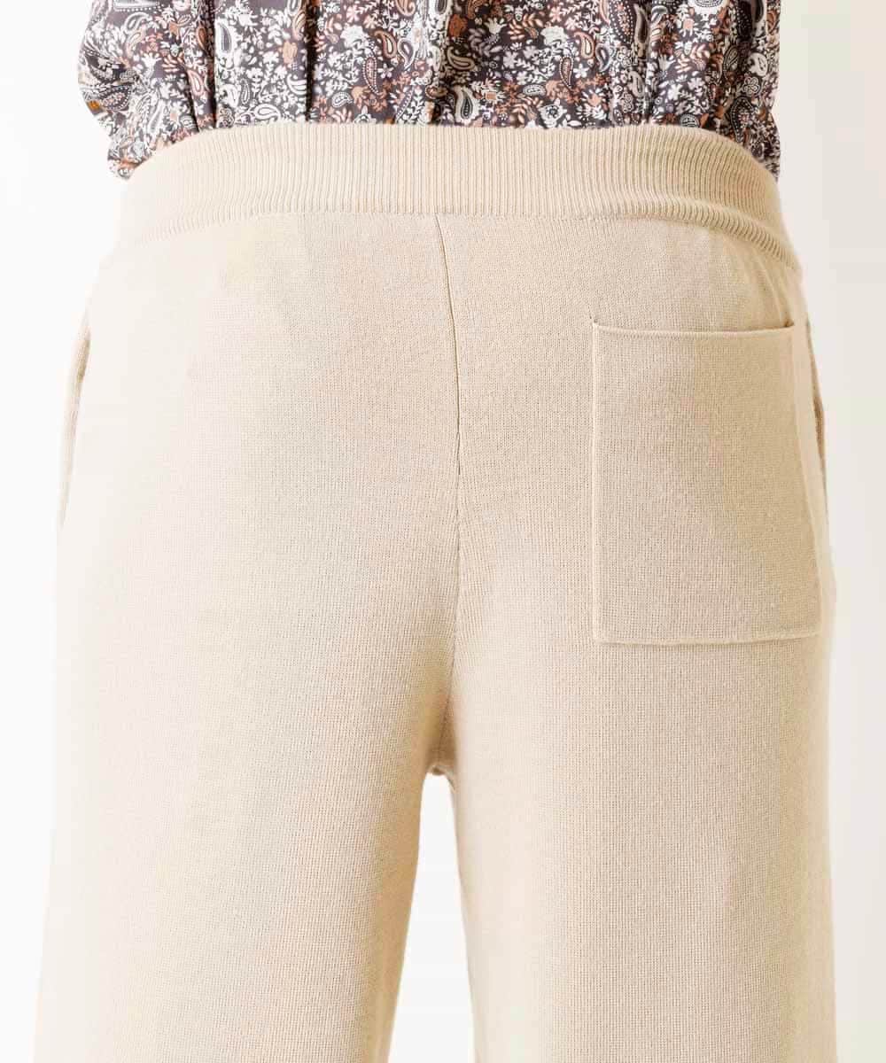 MKLDR35100 MK MICHEL KLEIN HOMME(MKミッシェルクランオム) ニットパンツ アイボリー