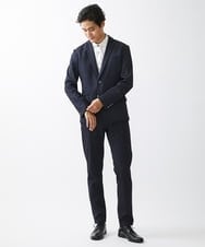 MKLDV55130 MK MICHEL KLEIN HOMME(MKミッシェルクランオム) スラックス/TEC EASY JERSY   セットアップ ネイビー(57)