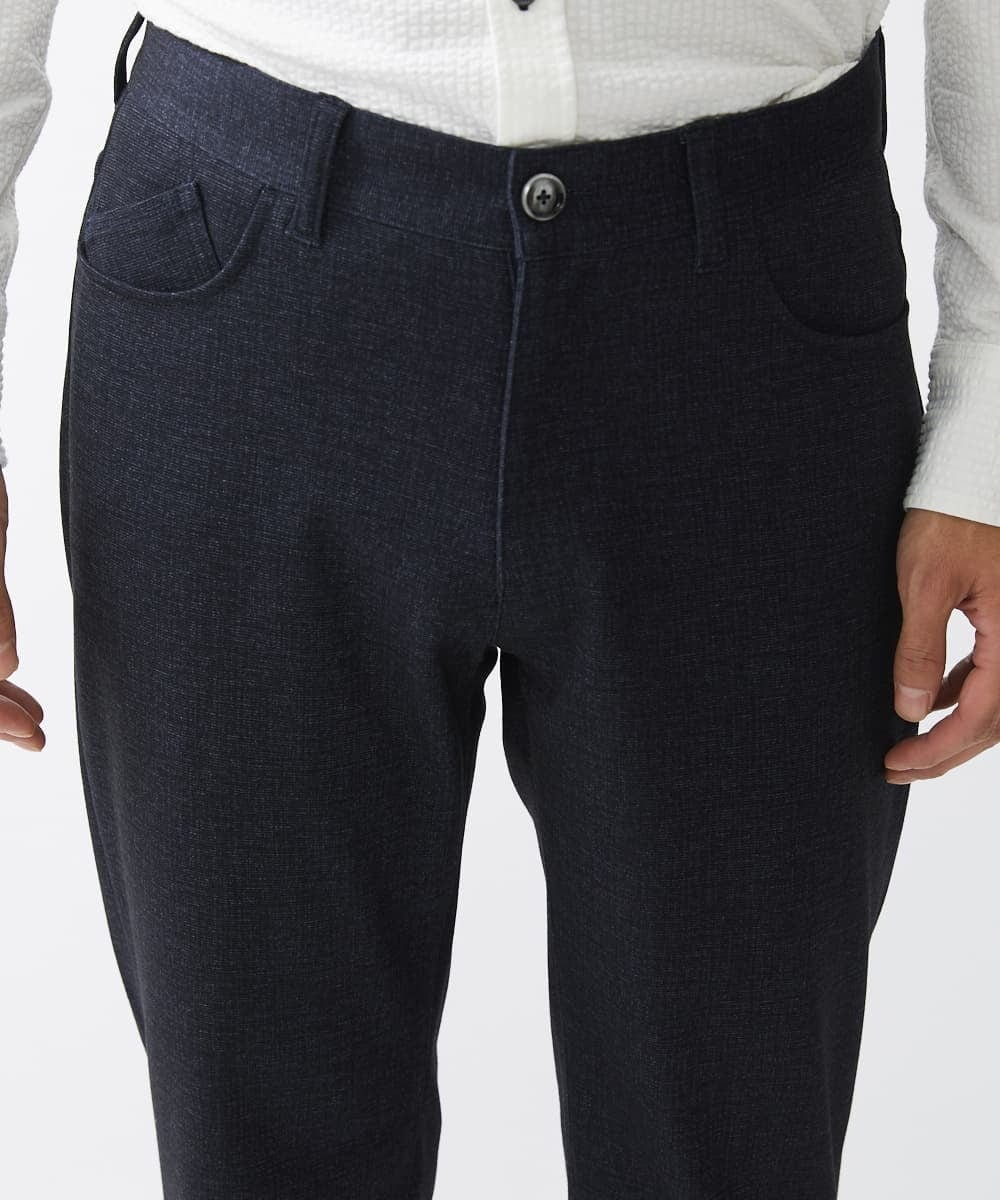 MKLDV55130 MK MICHEL KLEIN HOMME(MKミッシェルクランオム) スラックス/TEC EASY JERSY   セットアップ ネイビー(57)