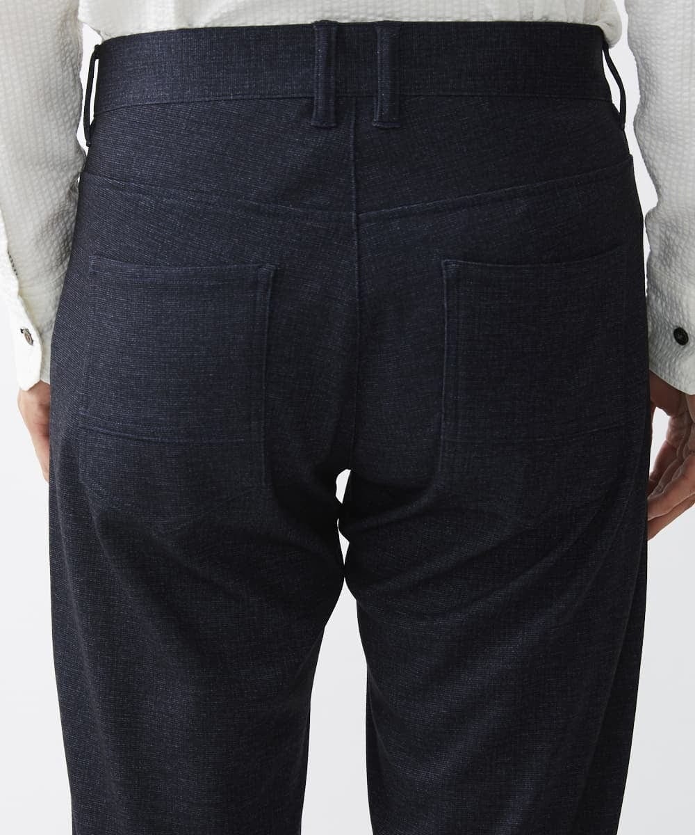MKLDV55130 MK MICHEL KLEIN HOMME(MKミッシェルクランオム) スラックス/TEC EASY JERSY   セットアップ ネイビー(57)