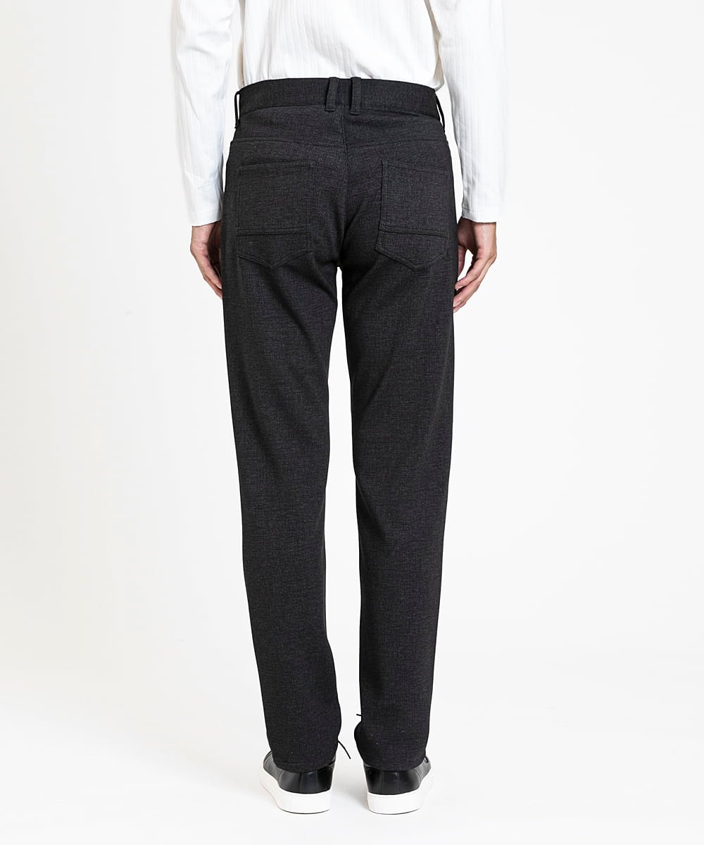 MKLDV55130 MK MICHEL KLEIN HOMME(MKミッシェルクランオム) スラックス/TEC EASY JERSY   セットアップ ブラック(94)