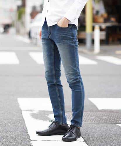 MKLFI68110 MK MICHEL KLEIN homme デニム(ヴィンテージ 2WAYストレッチデニム)