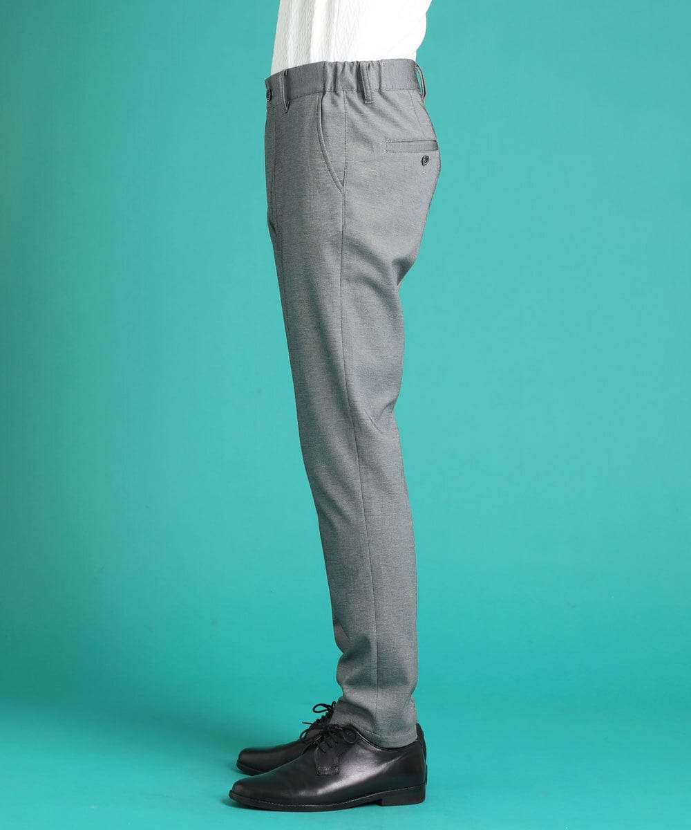 MKLFS53140 MK MICHEL KLEIN HOMME(MKミッシェルクランオム) ジャージースラックス グレー(92)