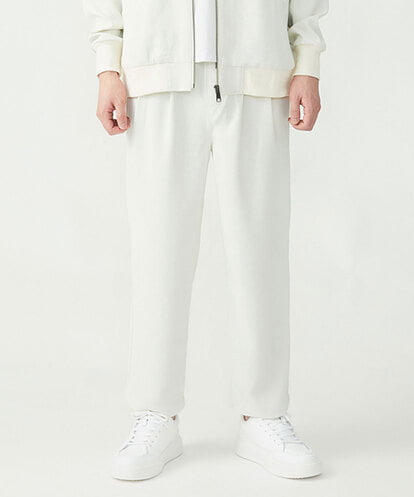 MKLFU88110 MK MICHEL KLEIN HOMME タックパンツ / ストレッチバックサテン 