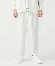 MKLFU88110 MK MICHEL KLEIN HOMME(MKミッシェルクランオム) タックパンツ / ストレッチバックサテン  ホワイト(90)