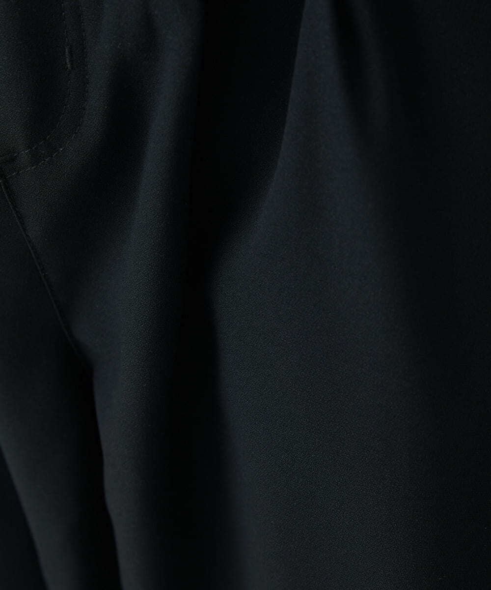 MKLFU88110 MK MICHEL KLEIN HOMME(MKミッシェルクランオム) タックパンツ / ストレッチバックサテン  ブラック(94)