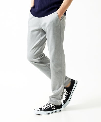 MK MICHEL KLEIN HOMME(MK ミッシェルクランオム) シルキーモクロディスラックス グレー/灰 44